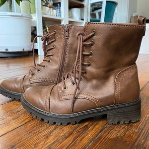 Brown Combat Boots!